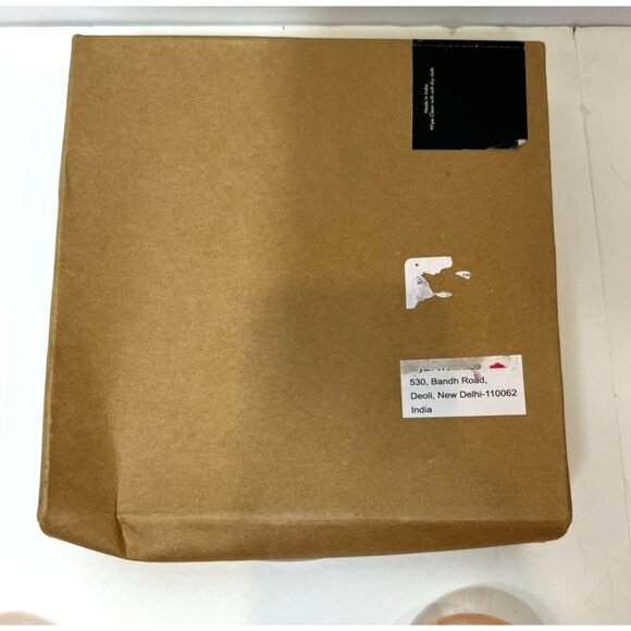 Set Of 8 Tahari Acrylic Peach Pink Tortoise Pattern Napkin Rings All Occasions - Picture 6 of 6